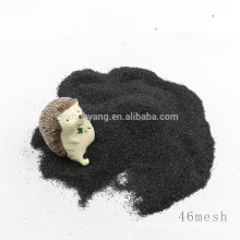 Used for floor polishing black corundum /black fused alumina at factory price for sale